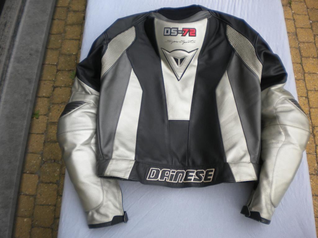 2-delig lederen pak Dainese, Motoren, Kleding | Motorkleding, Ophalen, Dainese, Tweedehands, Heren