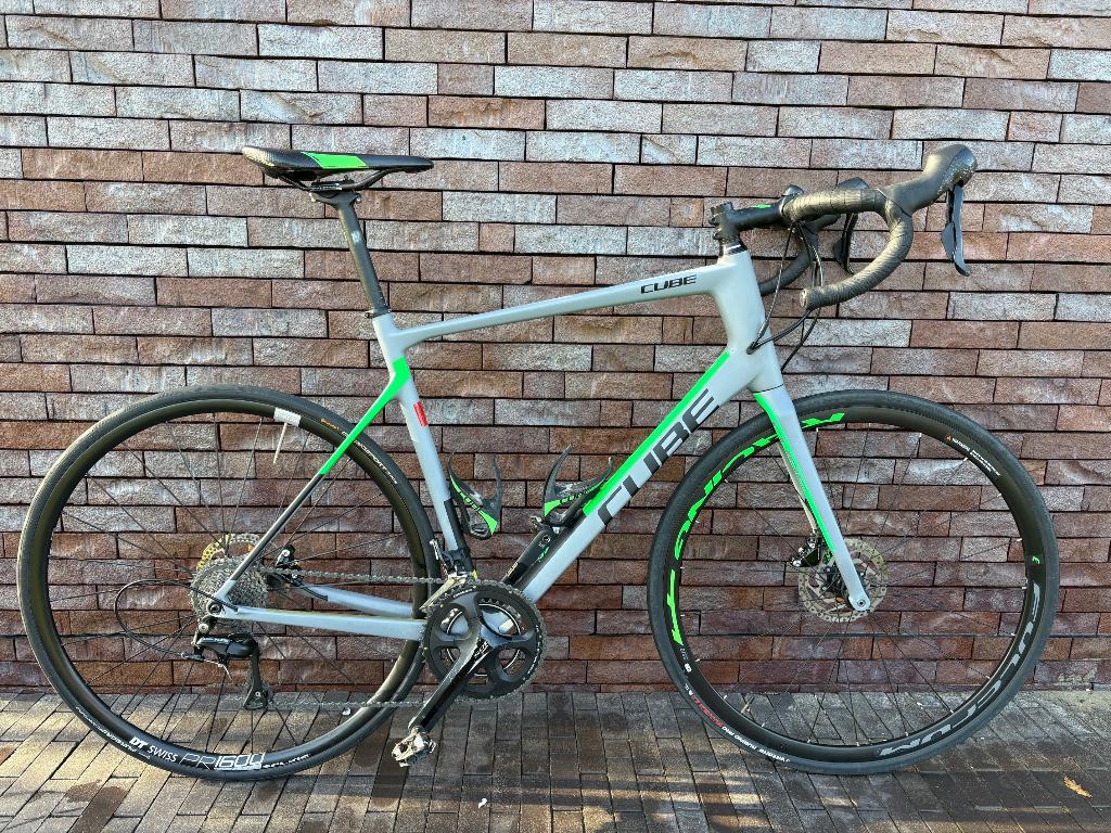 maat 60 - Cube Attain GTC Pro Disc - Carbon - Shimano 105, Fietsen en Brommers, Fietsen | Racefietsen, Gebruikt, Carbon, Heren