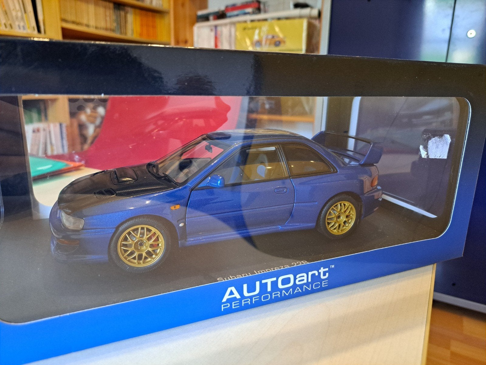 Nieuwe Subaru Impreza 22B STI Carbon 1/18 Autoart, Ophalen of Verzenden, Auto, Autoart