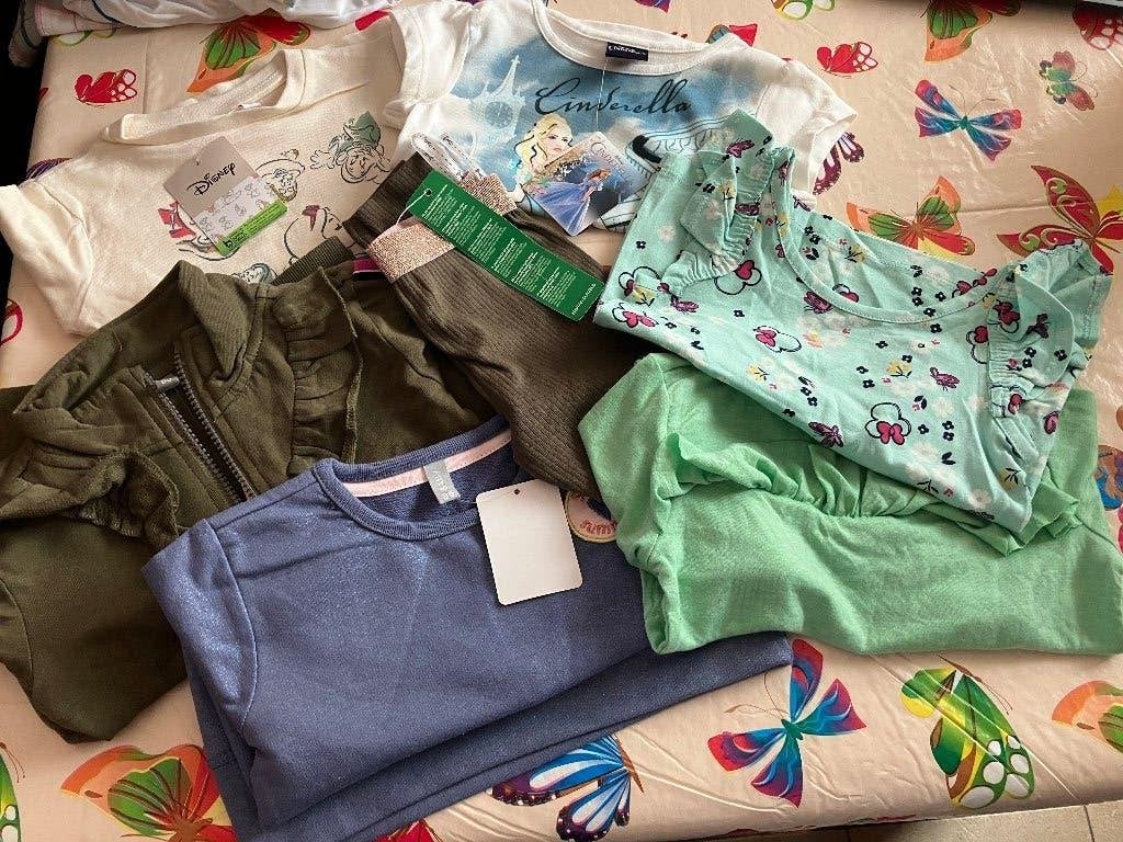 7 Nieuwe stuks Maat 92 ( 86 ) shirts jurk vest broekje, Kinderen en Baby's, Ophalen of Verzenden, Nieuw, Meisje