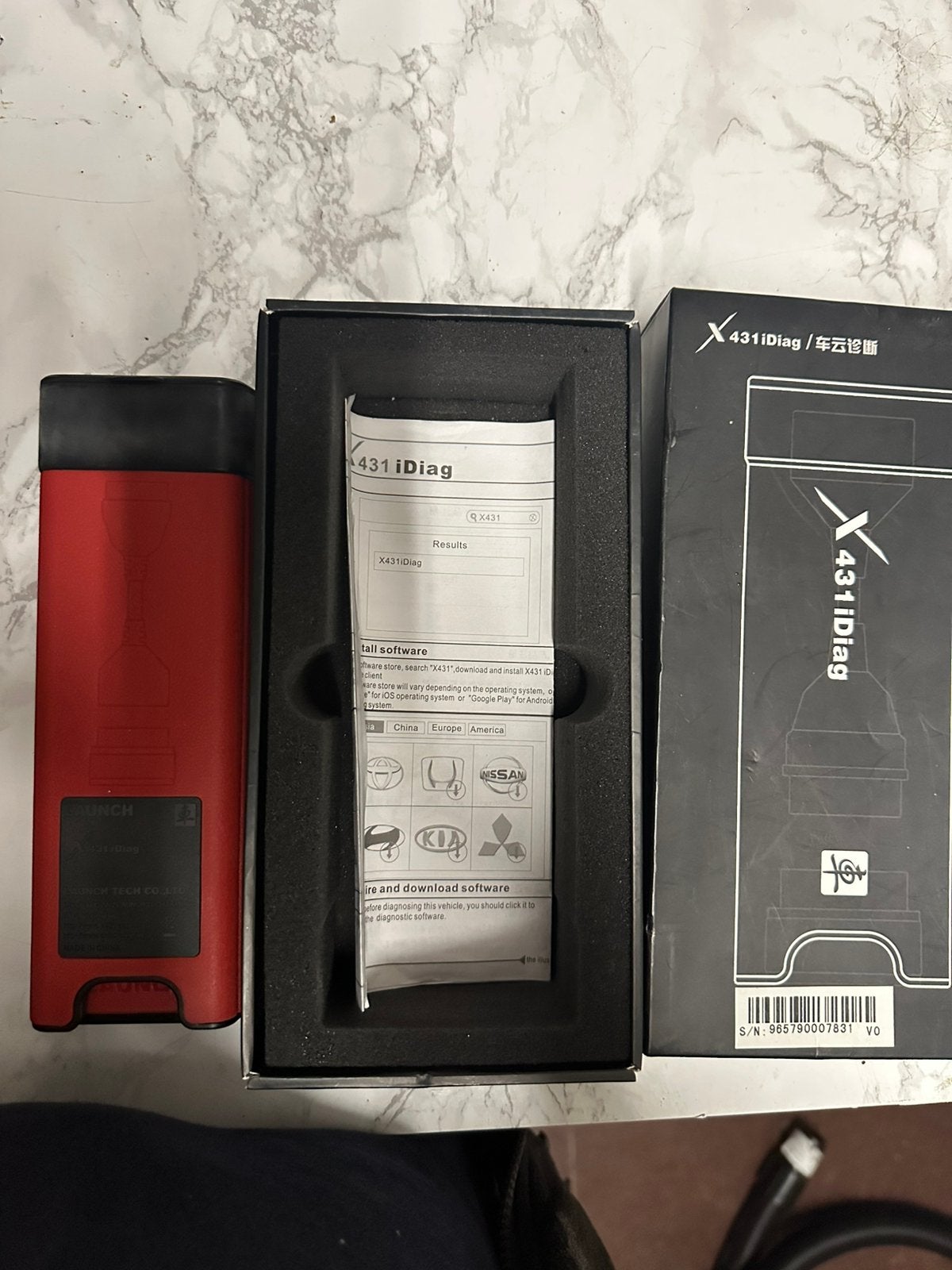 Diagnostic launch X431 nouveau dans la boîte, Ophalen, Nieuw