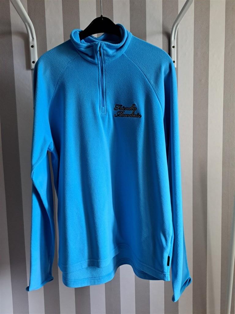 Fleece trui met ritsje blauw maat XL, Kleding | Dames, Truien en Vesten, Blauw, Maat 42/44 (L), Ophalen of Verzenden, Zo goed als nieuw
