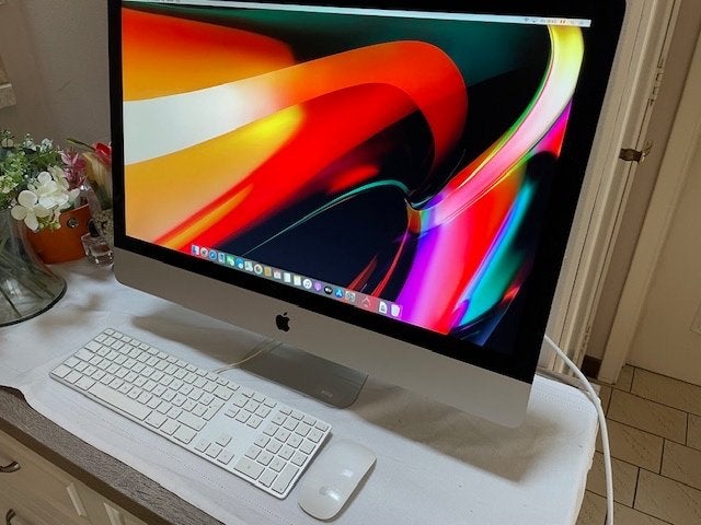 Prachtige iMac 27 inch - snelle Fusion Drive - als nieuw, 8 GB, Comme neuf, Groot 27 inch scherm, 1 TB