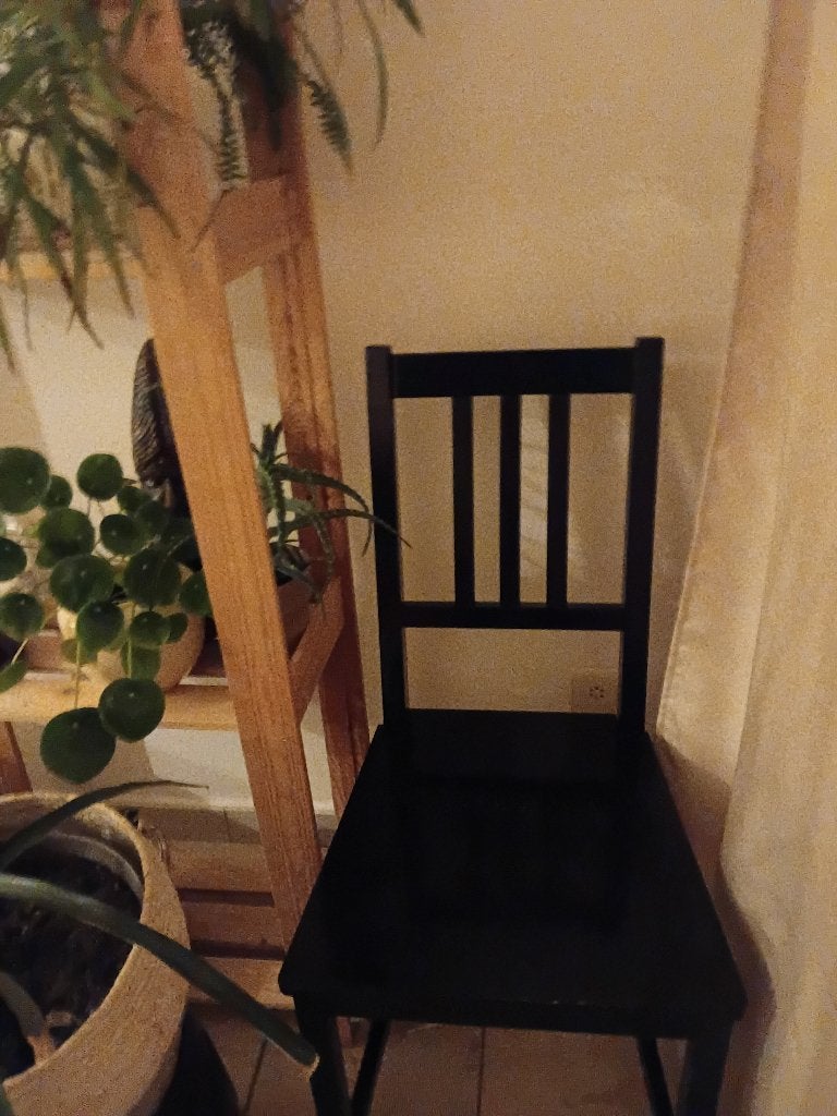 4 chaises Ikea PINNTORP en bois, Maison & Meubles, Enlèvement, Utilisé, Bois, Quatre