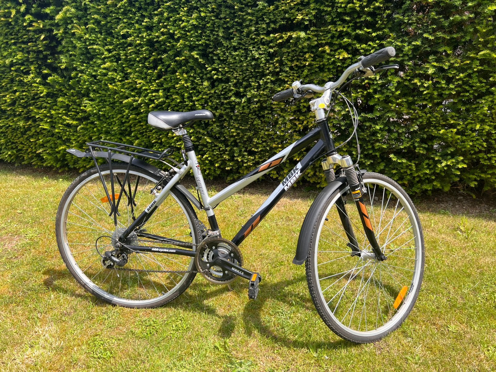 Velo de ville gris, Enlèvement, Utilisé, Moins de 10 vitesses