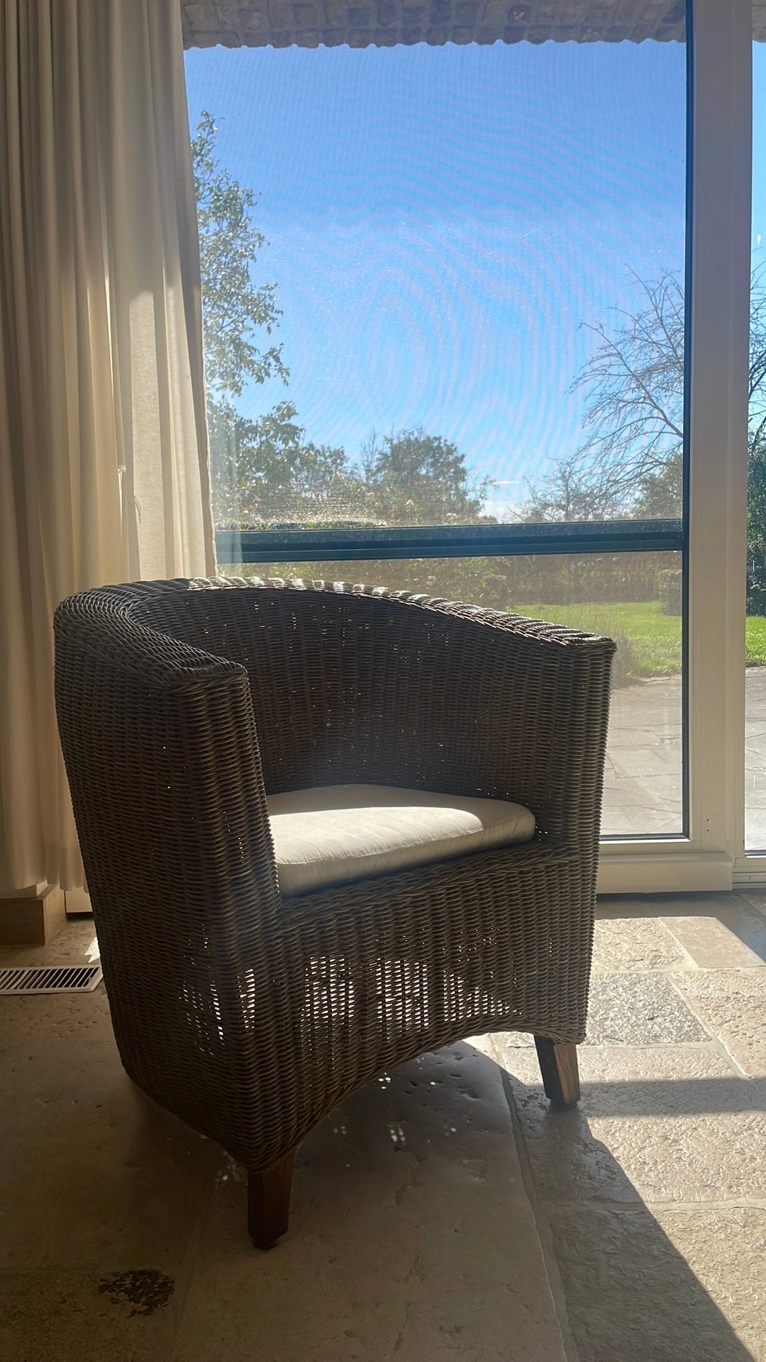 Rotan fauteuil, Enlèvement, Comme neuf