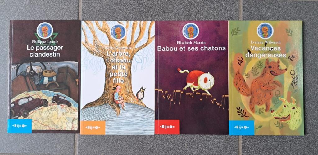 Ensemble de 4 livres de lecture en français, Enlèvement ou Envoi