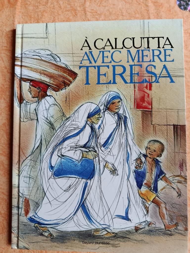 STRIP VOOR KINDEREN A Calcutta avec Mère Teresa, Boeken, Godsdienst en Theologie, Zo goed als nieuw, Ophalen of Verzenden
