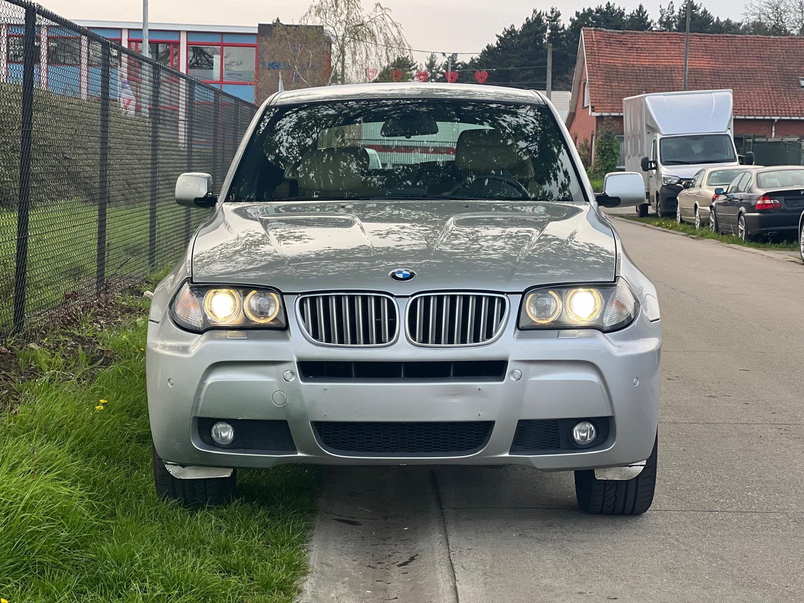 BMW X3 3.0 diesel, Autos, Cuir, Argent ou Gris, Achat, Beige