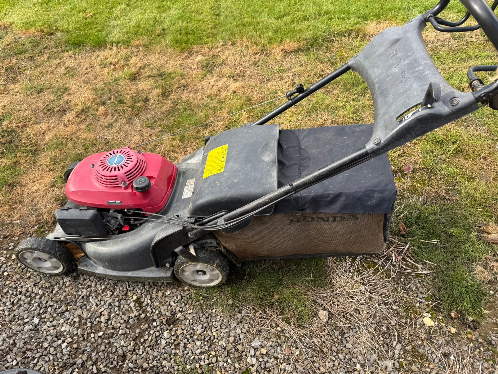 Honda hrx 476 (motor defect,voor onderdelen), Jardin & Terrasse, Tondeuses à gazon à essence, 40 à 49 cm, Enlèvement, Utilisé