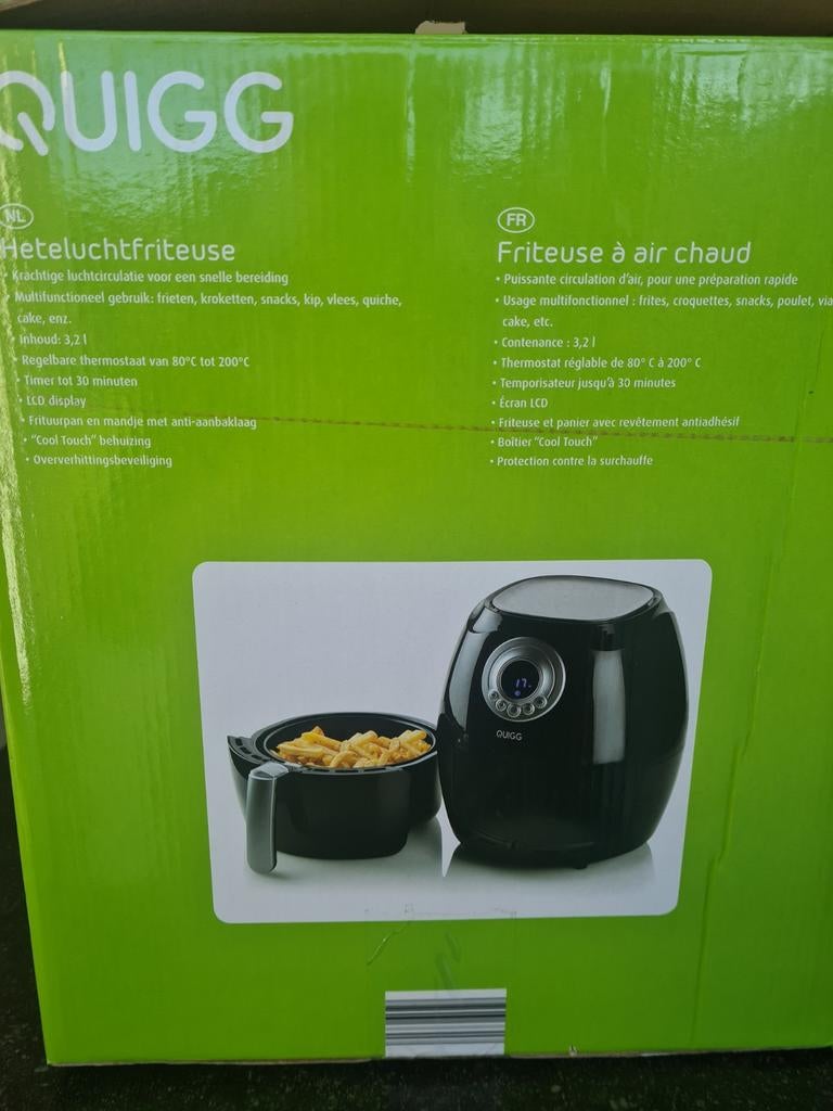 airfryer quigg 3.5L nieuw, Ophalen, Airfryer
