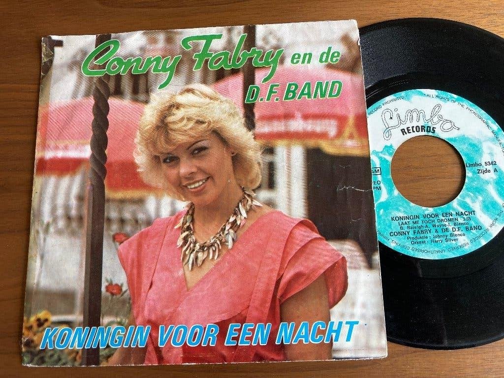 Conny Fabry En De D.F. Band – Koningin Voor Een Nacht, Enlèvement ou Envoi, 7 inch, En néerlandais