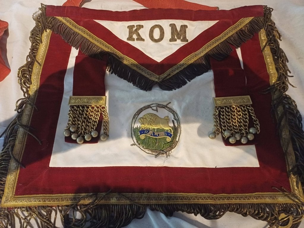 juweel doek vrijmetselaars, Verzamelen, Religie, Ophalen, Gebruikt, Kleding, Overige religies