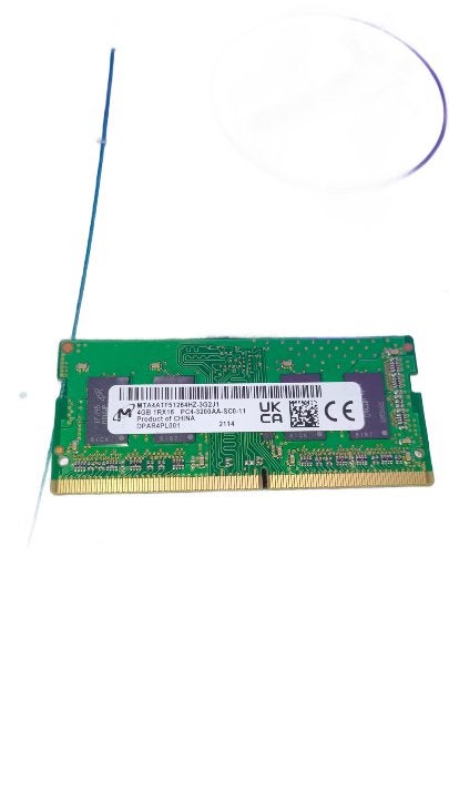 MICRON 2x4 GB DDR4 RAM 3200 MHZ NATRIUM RAM VOOR LAPTOPS -, DDR4, 8 GB, Ophalen of Verzenden, Zo goed als nieuw