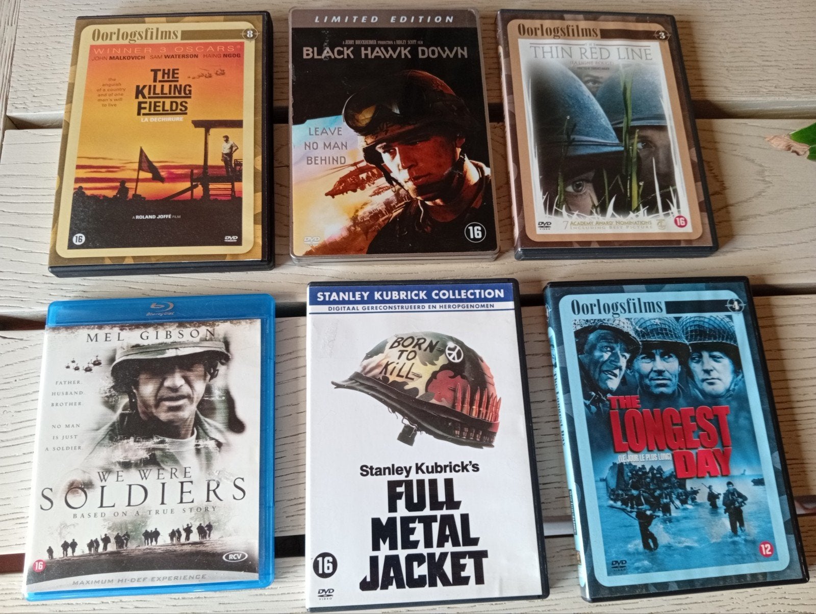 Pakket Oorlogsfilms, Cd's en Dvd's, Dvd's | Actie, Ophalen of Verzenden