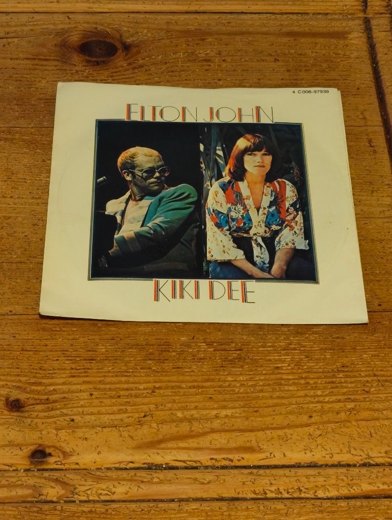 3 Singles van Elton John & Kiki Dee, Enlèvement ou Envoi, 7 inch, Utilisé, Rock et Metal