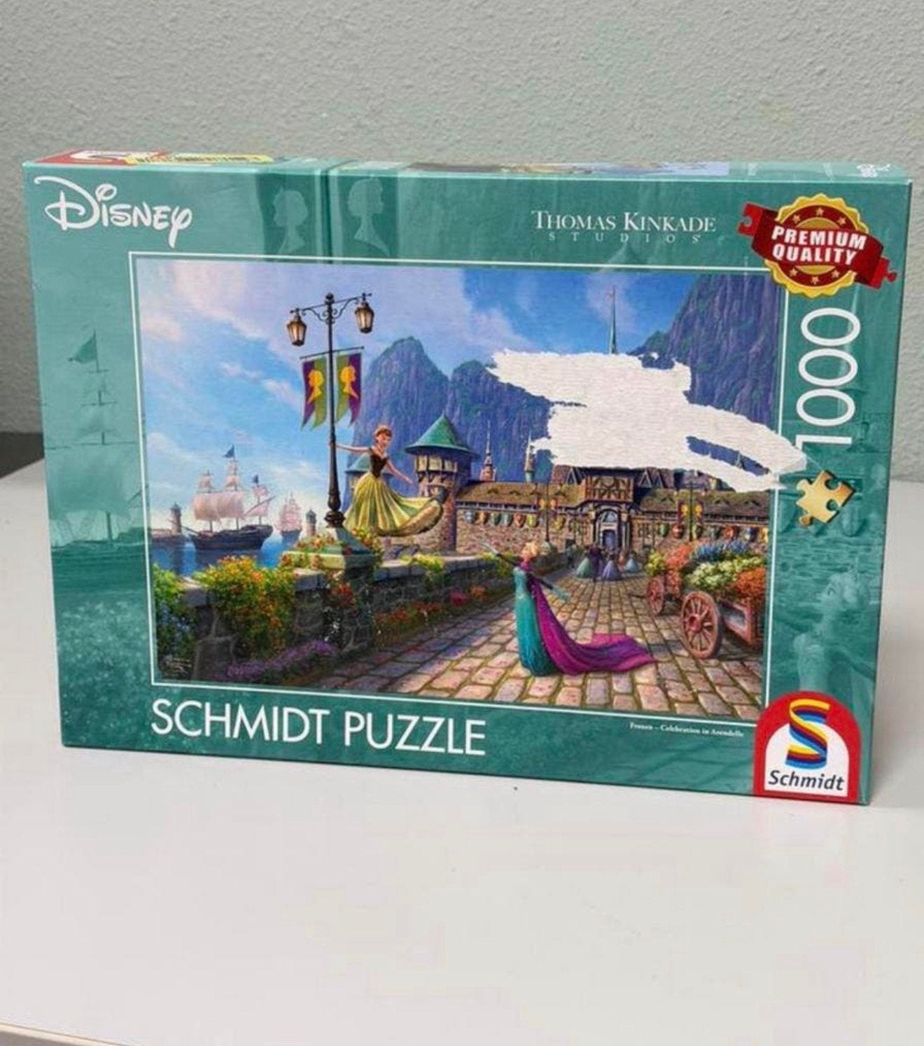 Puzzle Schmidt 58042 Disney Frozen Celebration à Arendelle, Hobby & Loisirs créatifs, Enlèvement ou Envoi, 500 à 1500 pièces, Neuf
