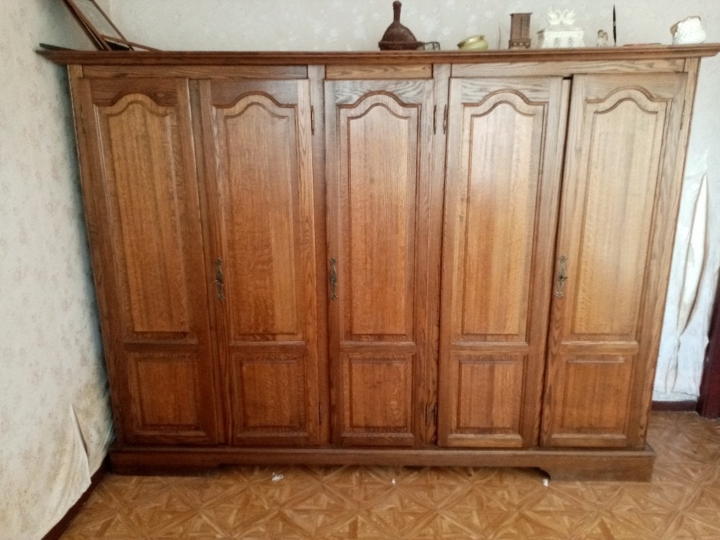 Garde-robe en chêne., Enlèvement, Utilisé, Chêne