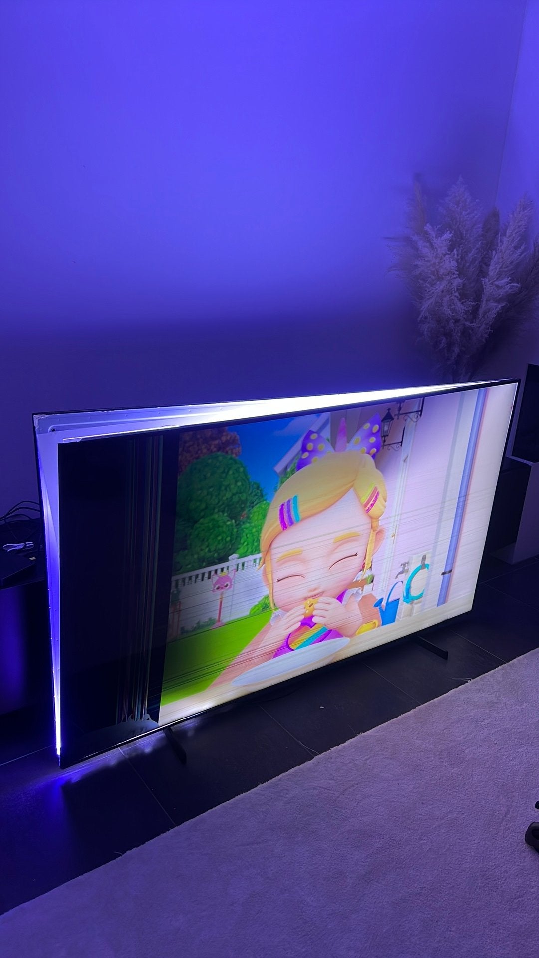 Téléviseur Samsung 75 pouces QE75Q64CAUXXN, TV, Hi-fi & Vidéo, Enlèvement, Utilisé, Samsung, Smart TV