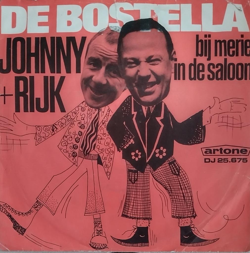 Johnny + Rijk - De Bostella, Cd's en Dvd's, Vinyl Singles, Fotohoes, 7 inch, Single, Ophalen of Verzenden