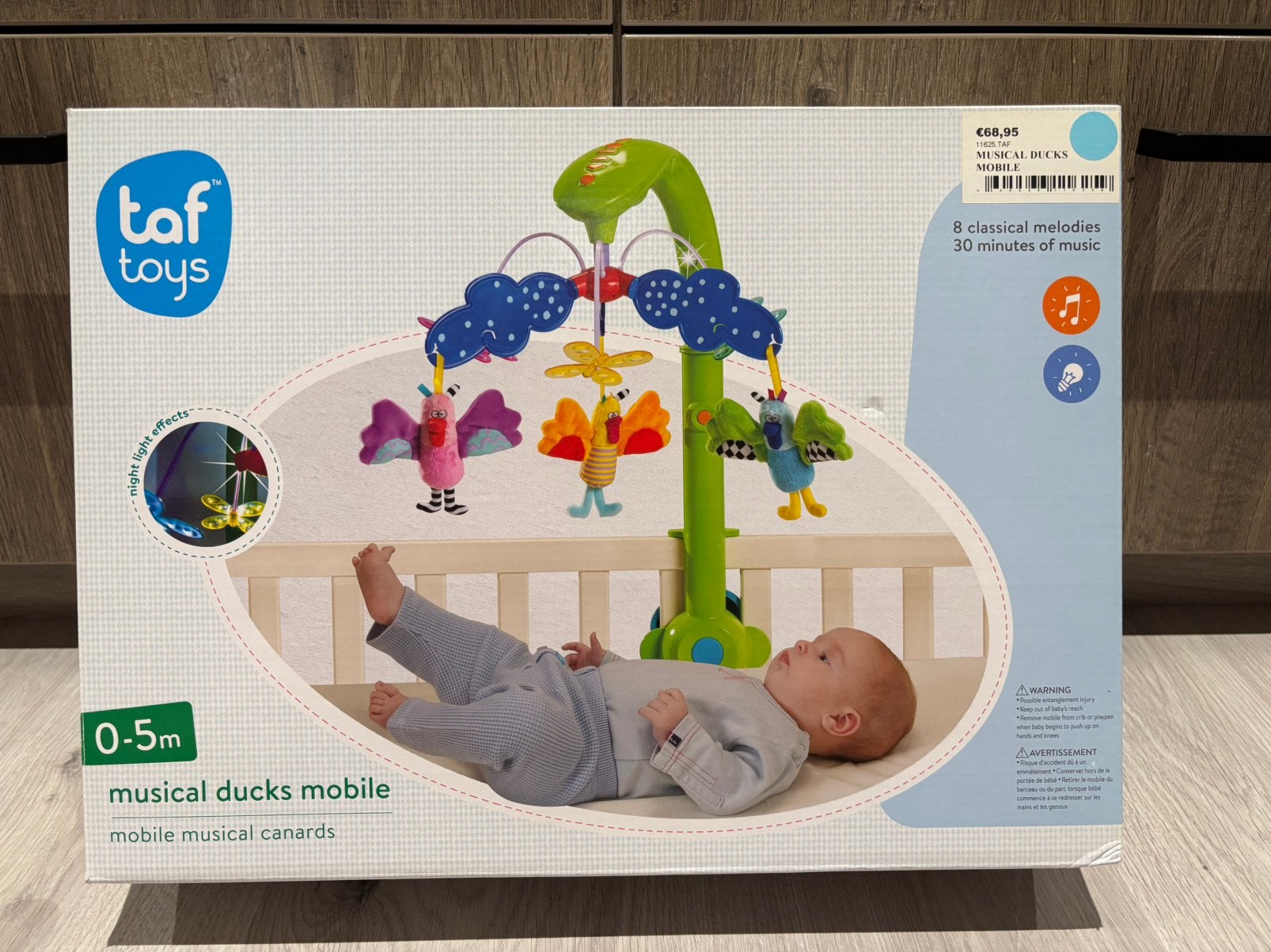 Taf Toys musical ducks mobile, Ophalen, Zo goed als nieuw