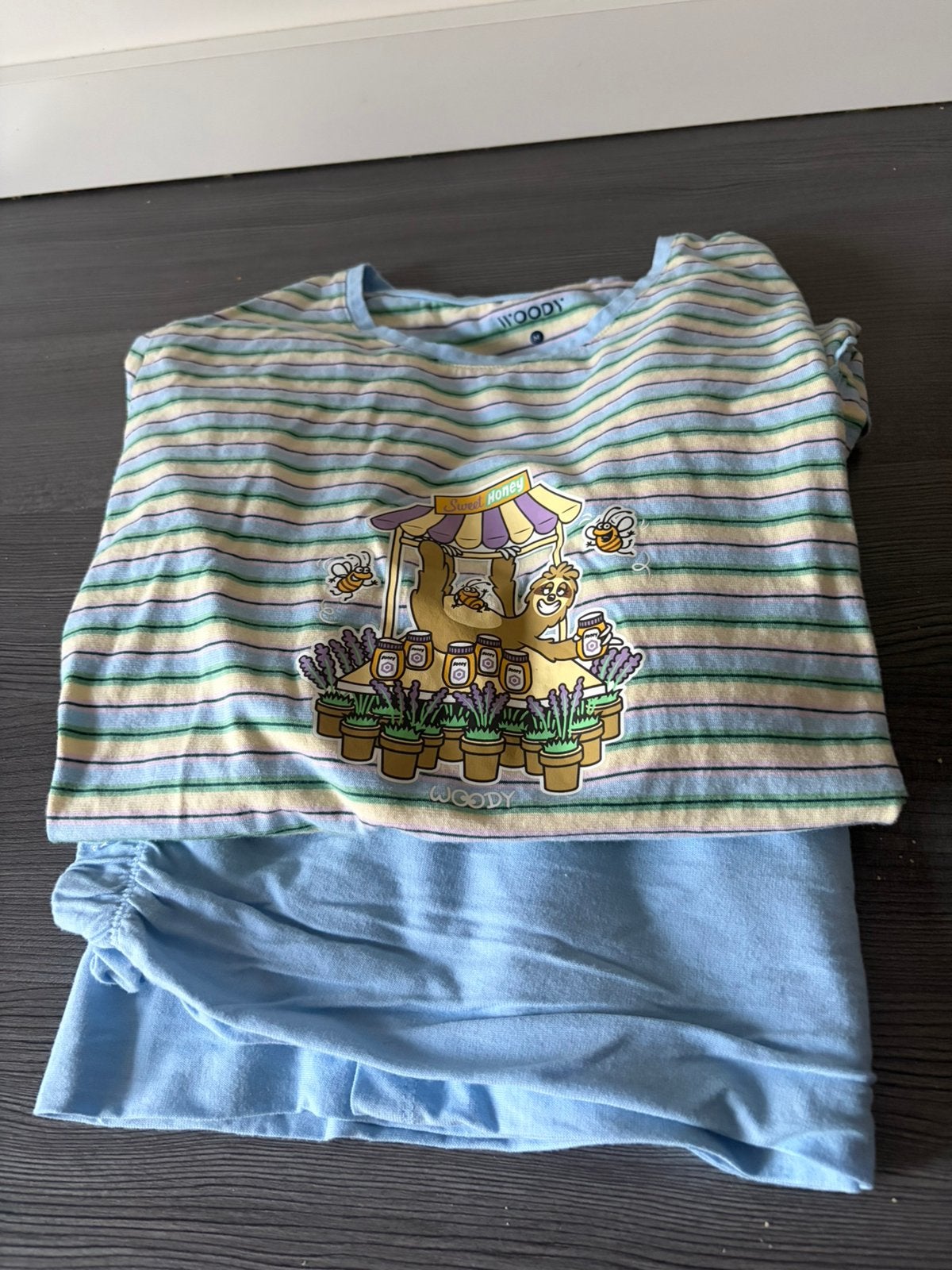 Pyjama lange broek en mouwen woody, Kleding | Dames, Pyjama's, Ophalen, Zo goed als nieuw