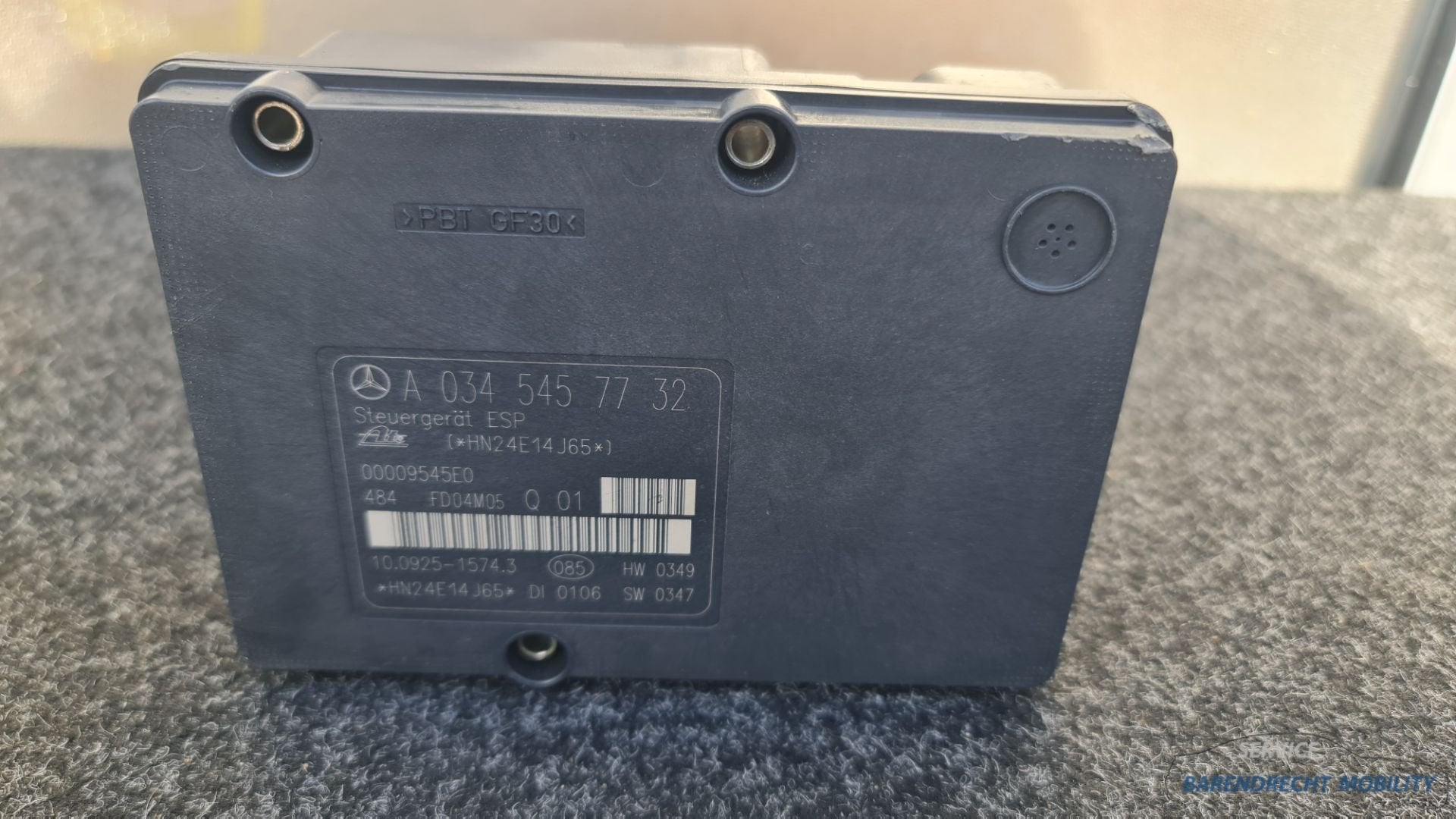 Module ABS ESP W203 W209 Mercedes A0345457732 classe C CLK d, Mercedes-Benz AG, Mercedes-Benz, Utilisé, Mercedesstrasse 120
70372  Stuttgart, DE