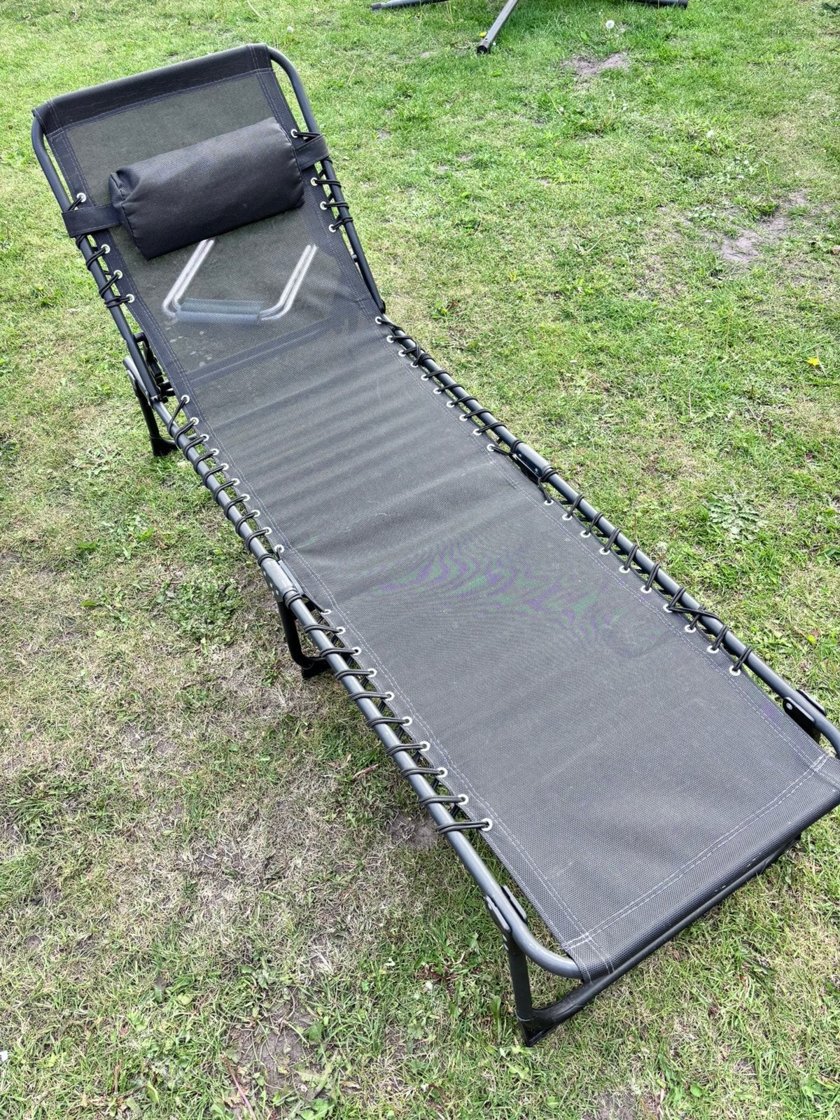 Opvouwbare lig stoel / bed, Enlèvement, Utilisé, Aluminium, Réglable