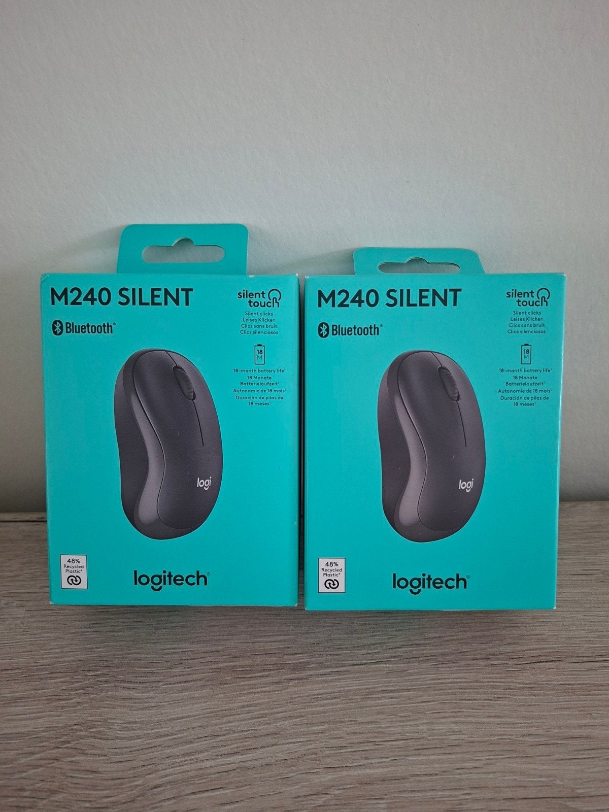 2x Logitech M240 Silent Muis, Informatique & Logiciels, Souris, Enlèvement ou Envoi, Sans fil, Souris, Logitech