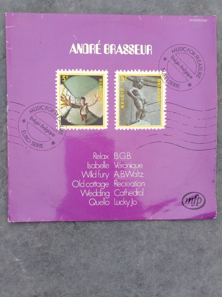 ANDRÉ BRASSEUR: LP "The golden organ of André Brasseur", LP, Enlèvement ou Envoi, Pochette photo, Comme neuf