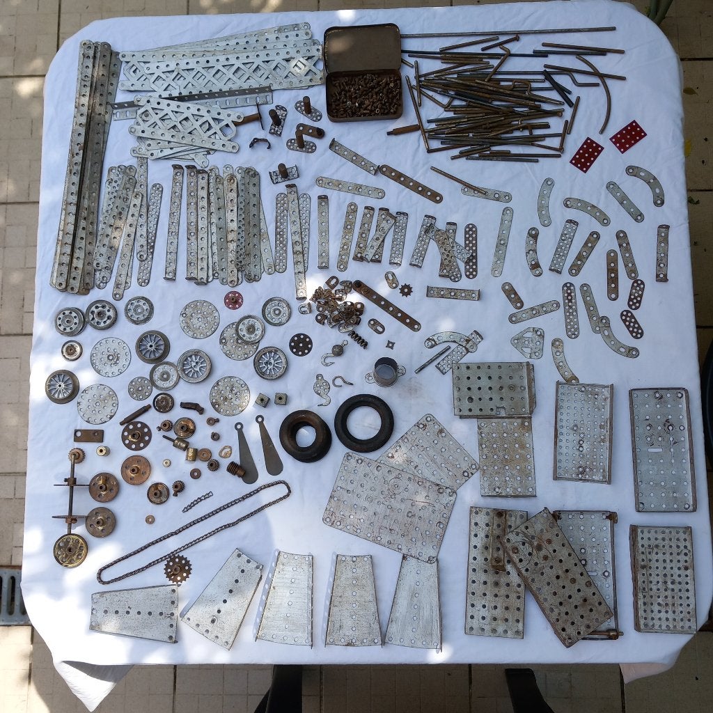 Lot Mecano vintage des 50/60's  3.5kg, Enlèvement, Autres types