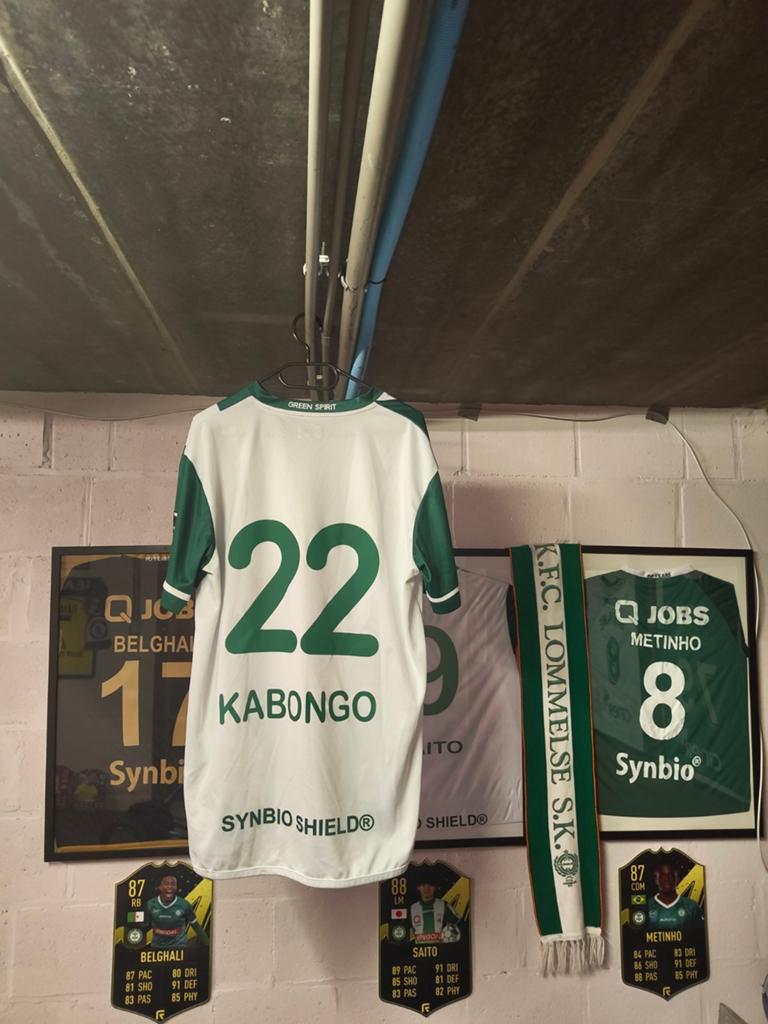 Match worn shirt - Christophe Kabongo / Lommel SK 21-22, Ophalen, Zo goed als nieuw, Shirt