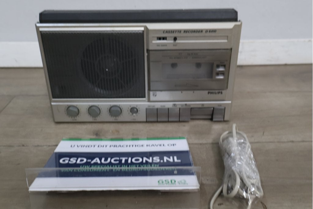 Philips D640 cassette recorder, Niet ingevuld, Niet ingevuld, Niet ingevuld