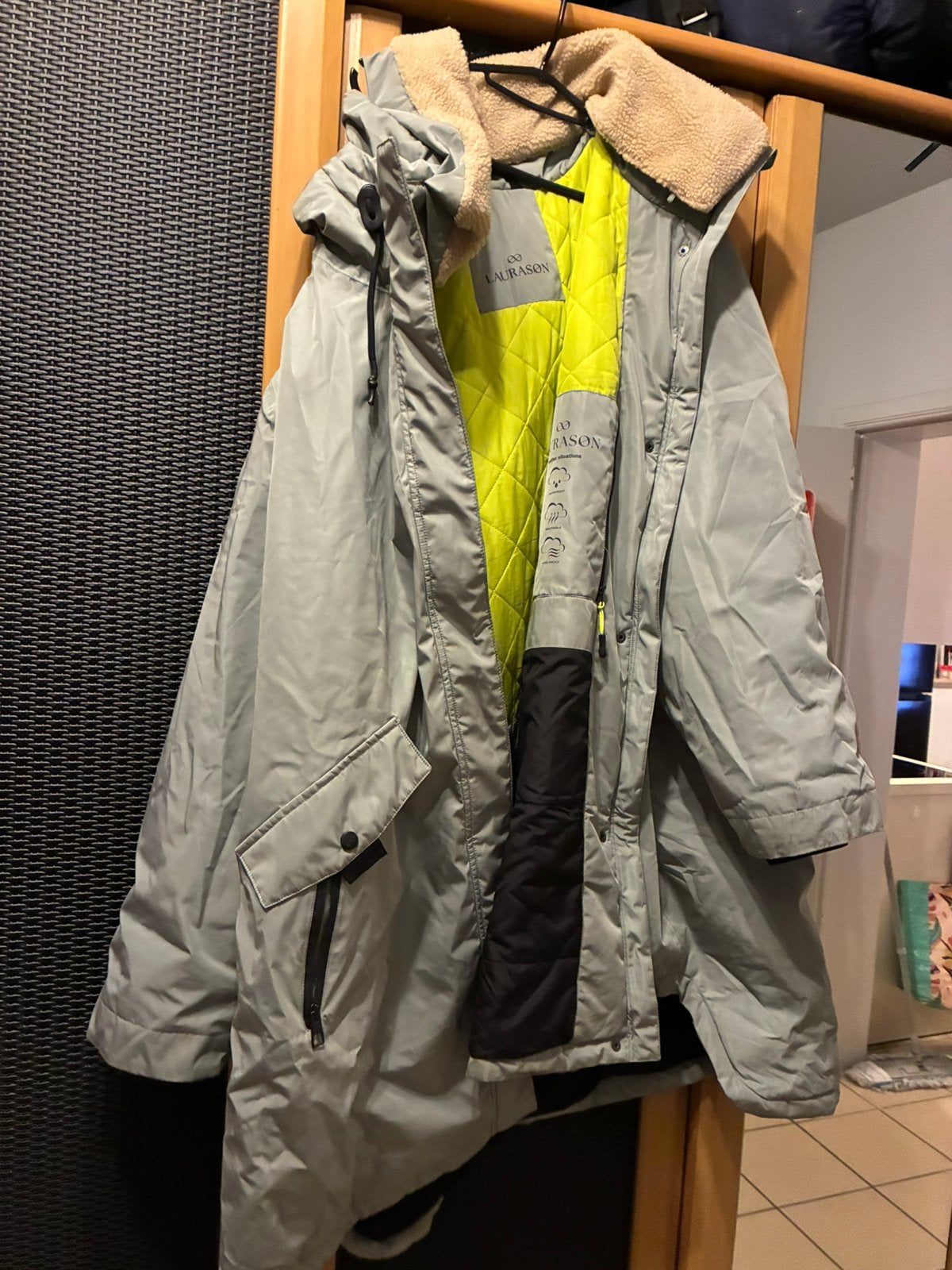 Winterjas ulla popken, Kleding | Dames, Jassen | Winter, Ophalen of Verzenden, Zo goed als nieuw, Maat 46/48 (XL) of groter, Geel