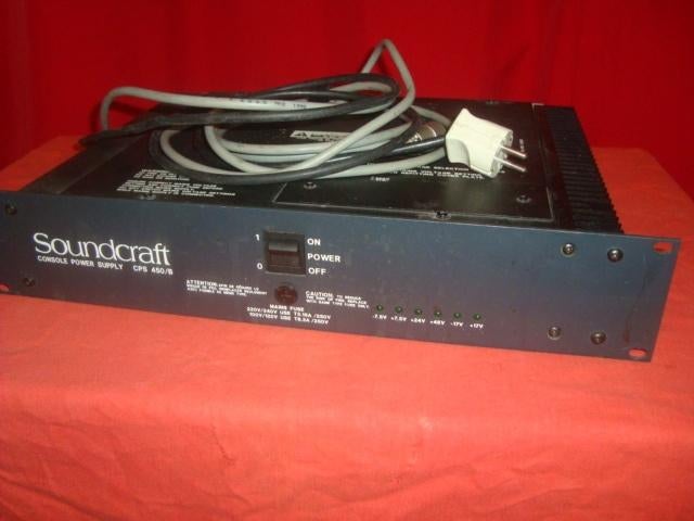 Gebruikt: Soundcraft CPS 450/B voeding, Muziek en Instrumenten, Instrumenten | Toebehoren, Ophalen of Verzenden, Gebruikt, Overige instrumenten