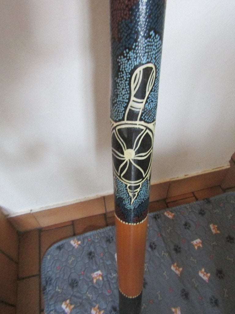 Grand et splendide "Didgeridoo", Australie, Enlèvement ou Envoi, Comme neuf