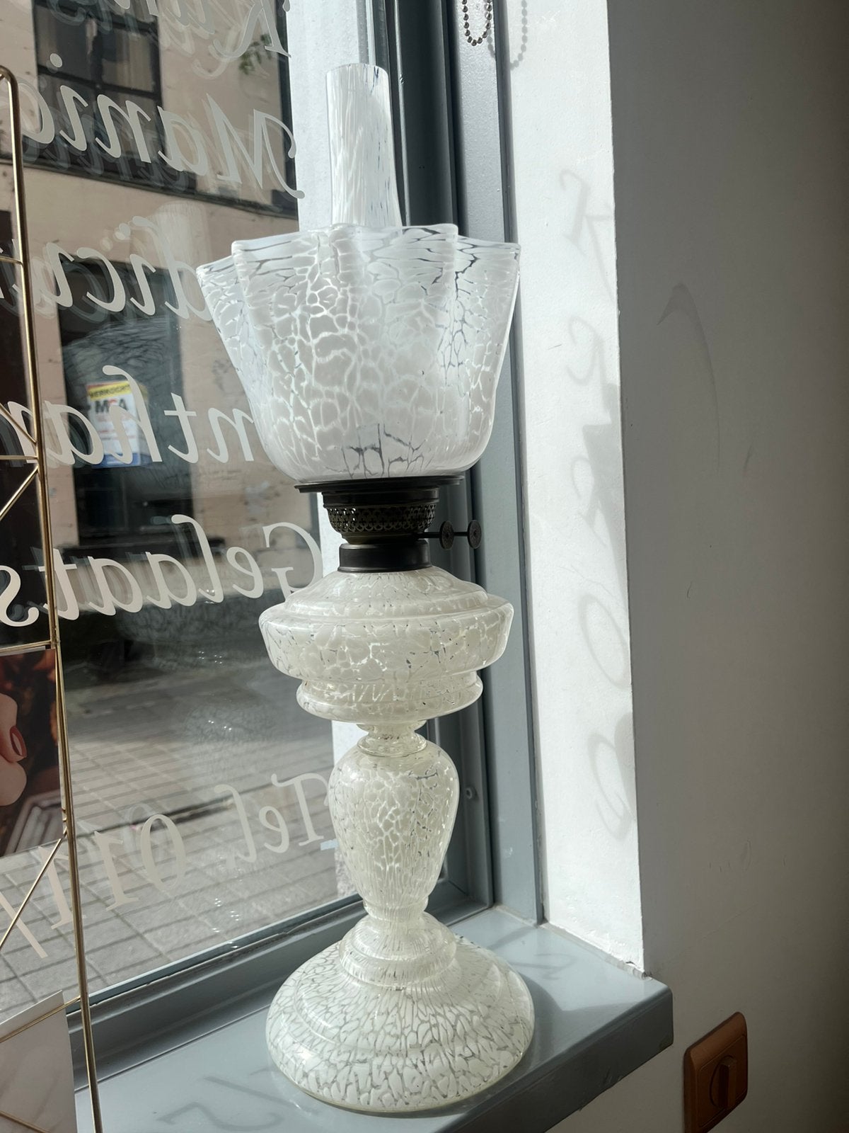 Decoratieve olie lamp, Ophalen, Gebruikt