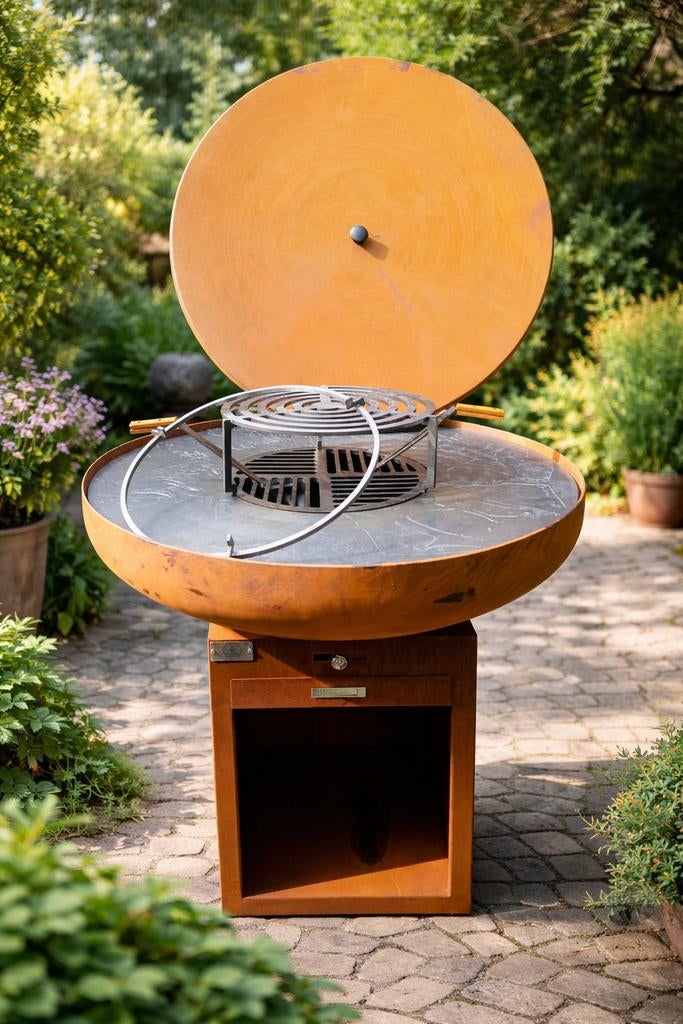 NIEUW! professionele plancha 100cm met veel accessoires, Tuin en Terras, Houtskoolbarbecues, Nieuw, Met accessoires, Ophalen of Verzenden