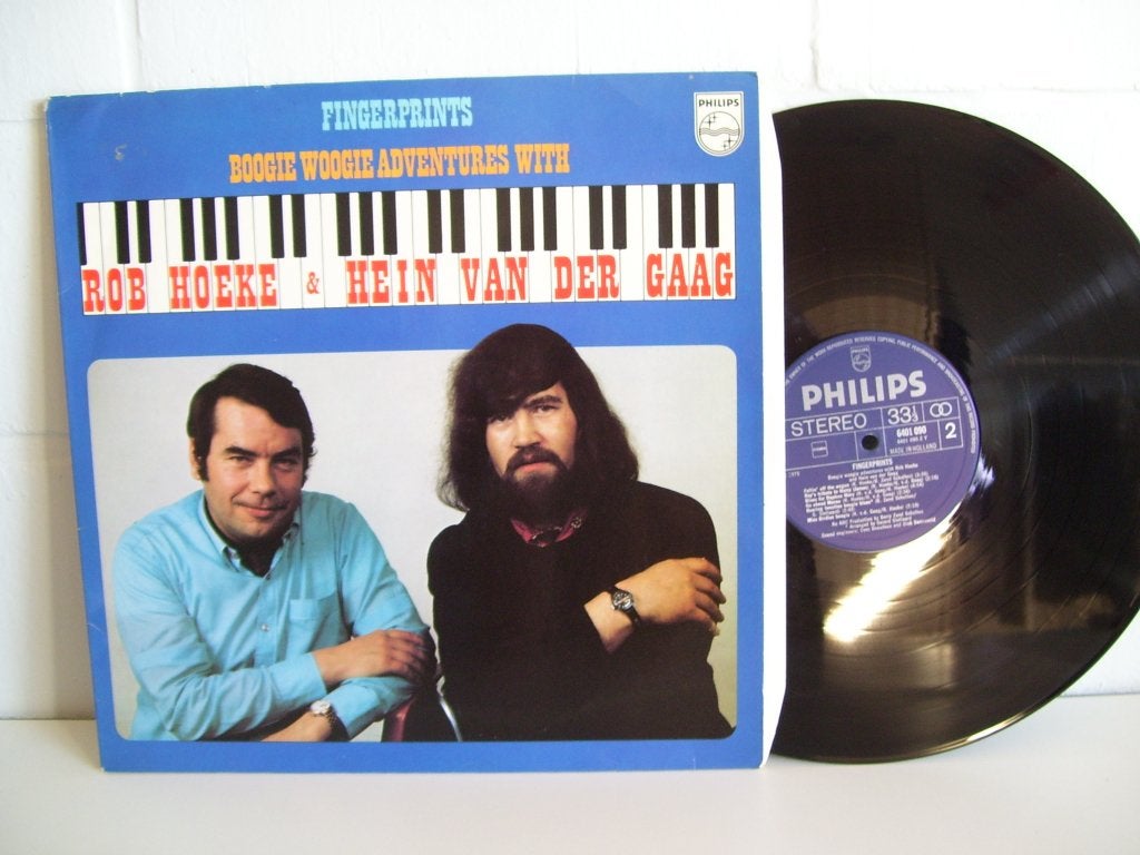 ROB HOEKE & HEIN VAN DER GAAG  fingersprints, CD & DVD, Vinyles | Rock, Pressage original, Comme neuf, Blues rock, Envoi