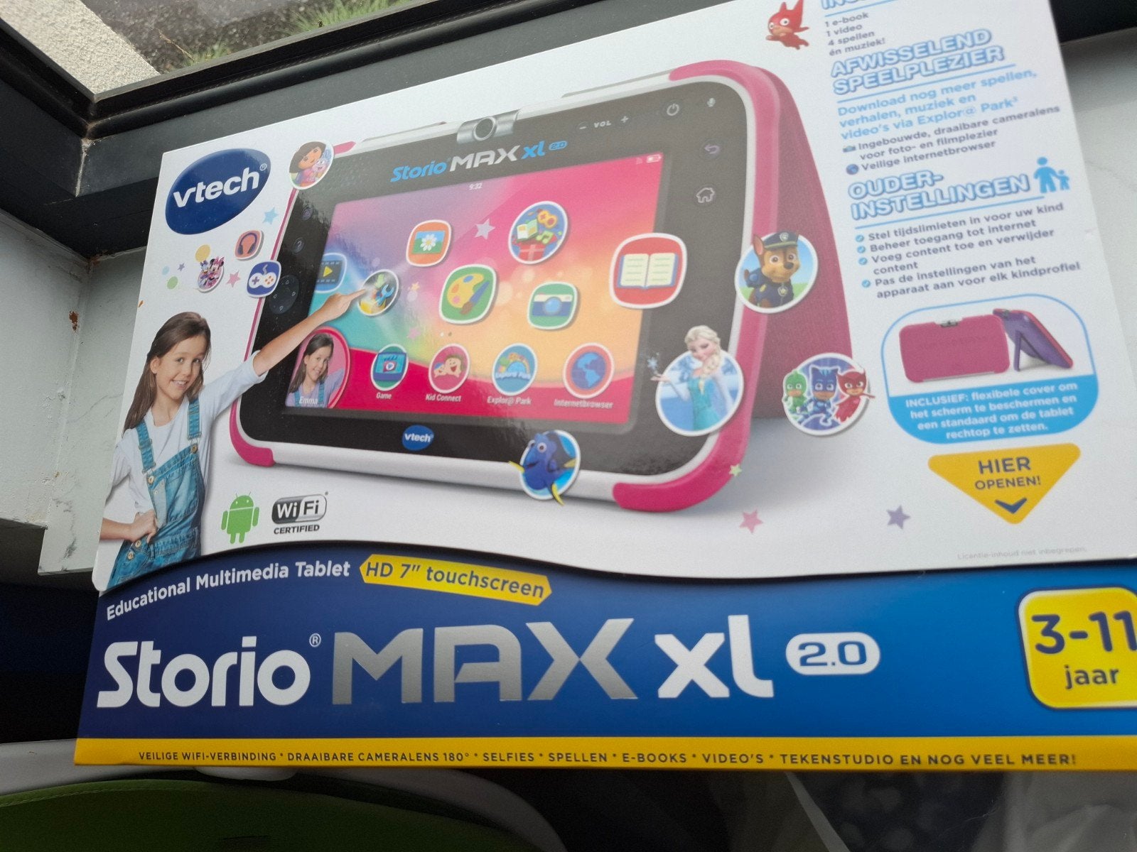Vtech storio max XL, Enlèvement