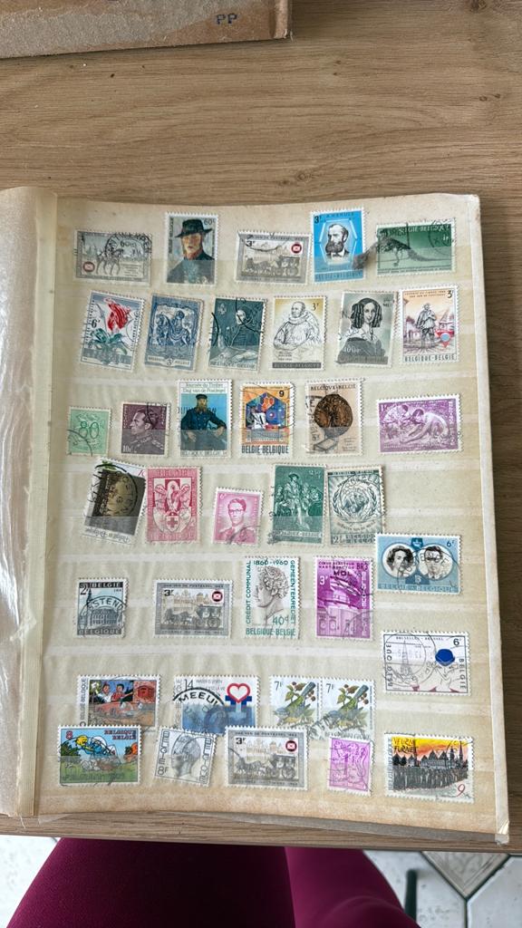 Postzegels jaren 50-70, Enlèvement