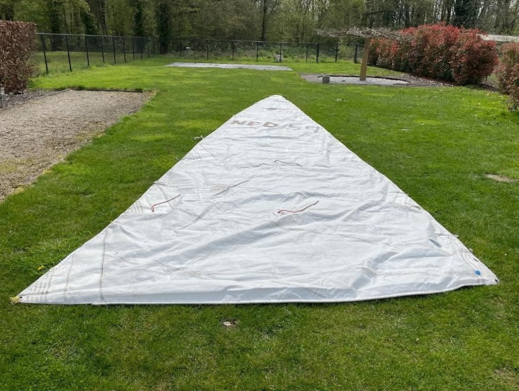 Grand voile 3m05 x 10m05, Enlèvement, Utilisé, 15 à 30 m², 6 mètres ou plus