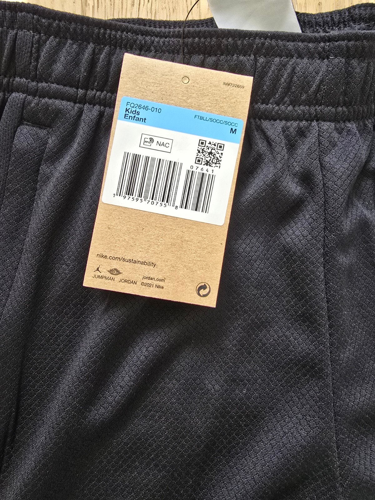 Short Nike Paris Saint Germain Jordan 140cm, Neuf, Garçon ou Fille, Nike, Vêtements de sport ou Maillots de bain