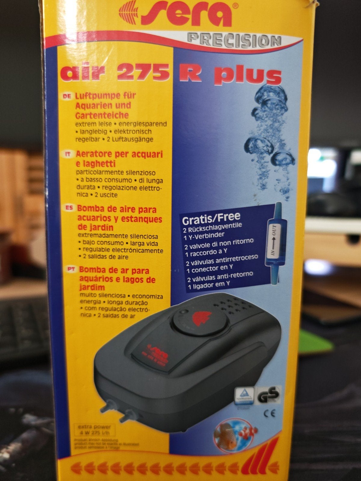 À vendre : Sera Air 275 R Plus – Neuf, Animaux & Accessoires, Poissons | Aquariums & Accessoires, Neuf, Autres types, Pompe, Sera