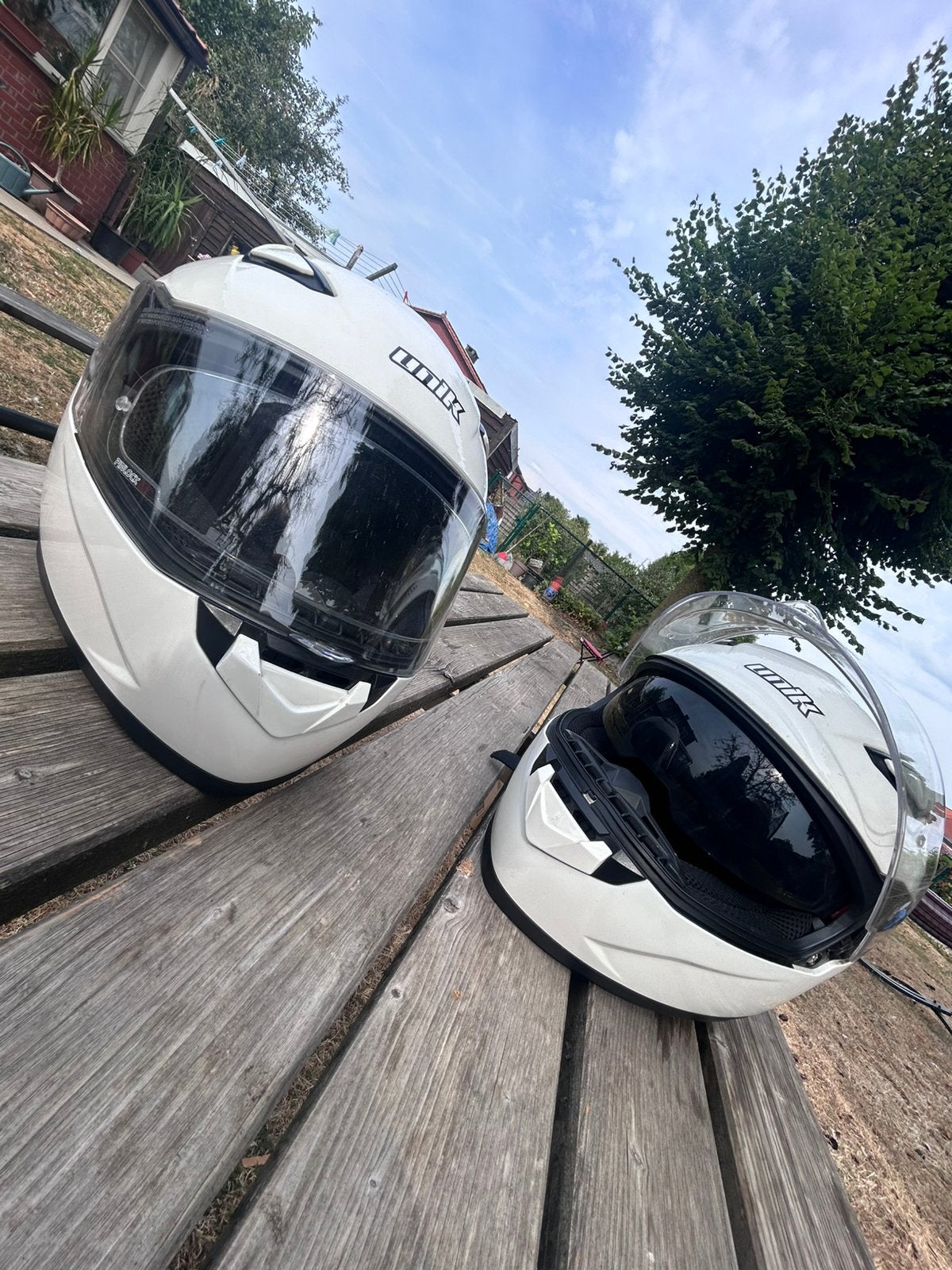 Helm bromfiets - scooter - moto, Motoren, M, Heren, Integraalhelm, Tweedehands