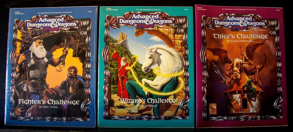 ADD2ndEd-Adventures HHQ 1-2-3 Three Challenges 1992-93, Hobby & Loisirs créatifs, Enlèvement ou Envoi, Comme neuf, Autres types