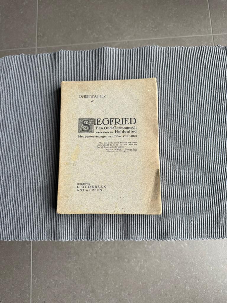 Omer Wattez. Siegfried, een Oud-Germaansch heldenlied., Enlèvement, Utilisé