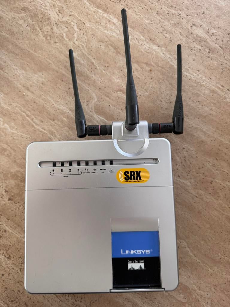 Cisco Linksys WRT54GX v2 wifi router, Ophalen of Verzenden, Zo goed als nieuw