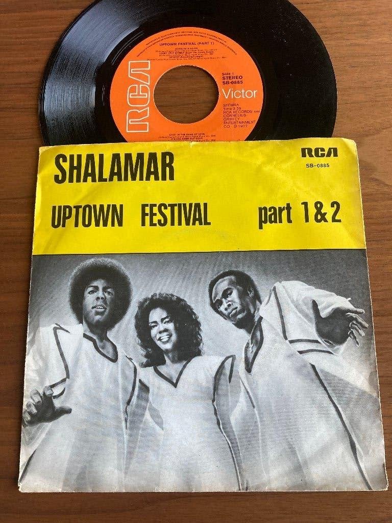 Shalamar – Uptown Festival Part 1 & 2, Cd's en Dvd's, Vinyl Singles, Ophalen of Verzenden, 7 inch