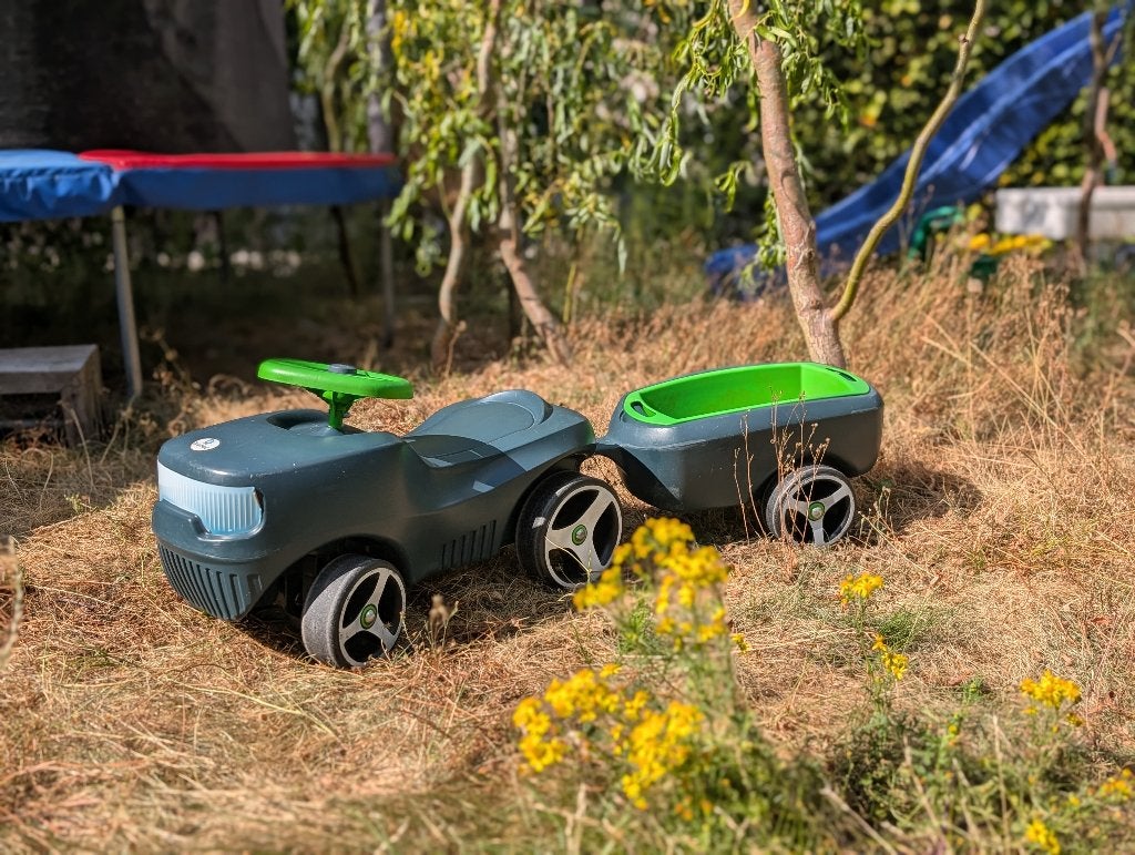 Brumee Farmee Looptractor met aanhanger, Kinderen en Baby's, Ophalen, Gebruikt, Loopvoertuig
